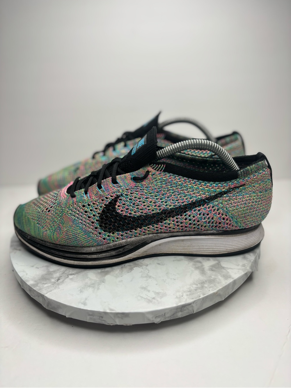 Size 10 - Nike Flyknit Racer 2015 Multi-Color